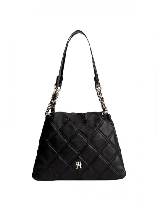 Foto van product TOMMY HILFIGER Schoudertas 'TH FEMININE MINI TOTE AW0AW18716' zwart
