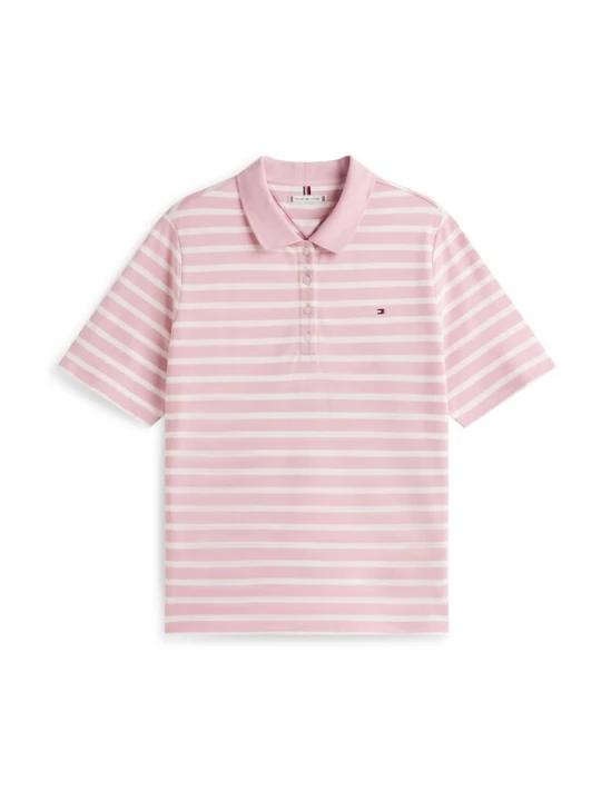 Foto van product TOMMY HILFIGER Shirt '1985 Regular Fit' rosa / wit