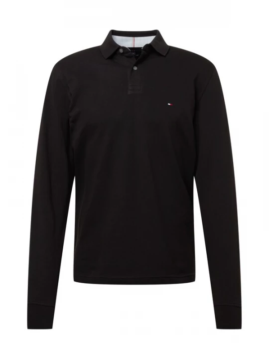 Foto van product TOMMY HILFIGER Shirt '1985 REGULAR LS POLO' rood / donkerrood / zwart / wit