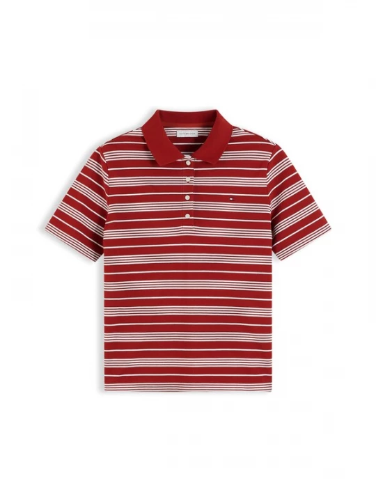 Foto van product TOMMY HILFIGER Shirt '1985' vuurrood / wit