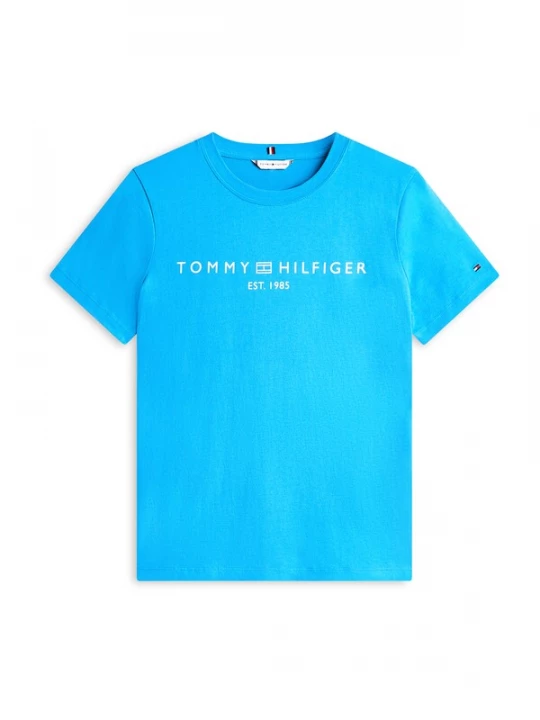 Foto van product TOMMY HILFIGER Shirt azuur / wit