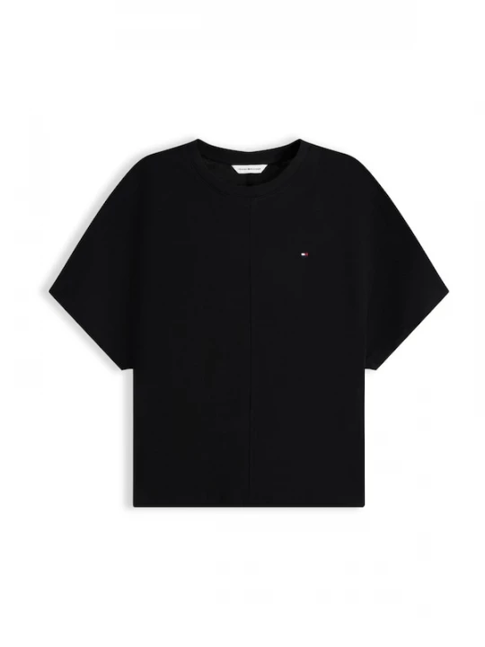Foto van product TOMMY HILFIGER Shirt 'Batwing Sleeve' kersrood / zwart / wit