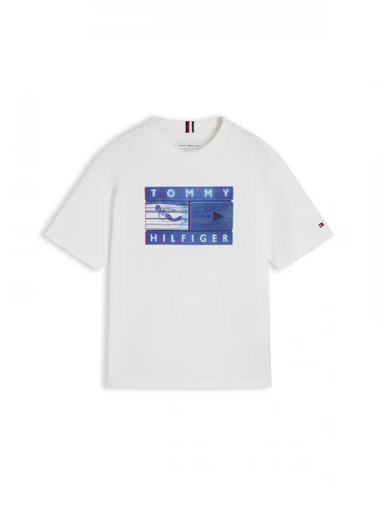 Foto van product TOMMY HILFIGER Shirt blauw / donkerblauw / wit