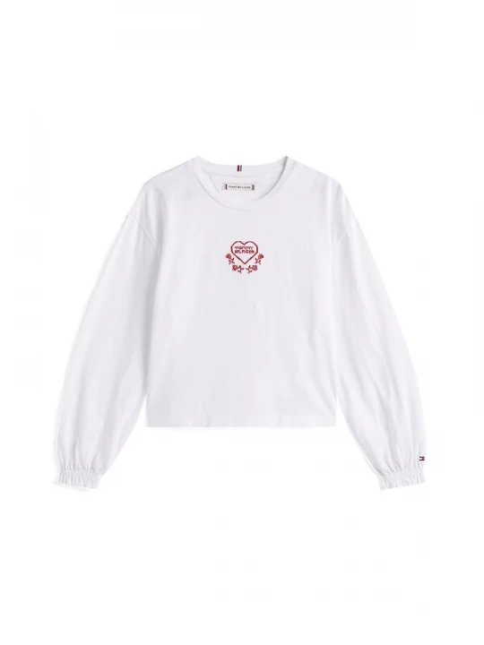 Foto van product TOMMY HILFIGER Shirt bloedrood / wit