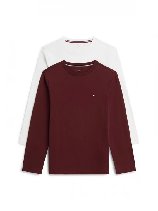 Foto van product TOMMY HILFIGER Shirt bordeaux / wit