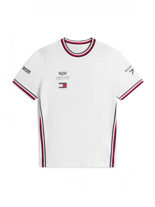 Foto van product TOMMY HILFIGER Shirt 'Bottas Replica' rood / zwart / wit