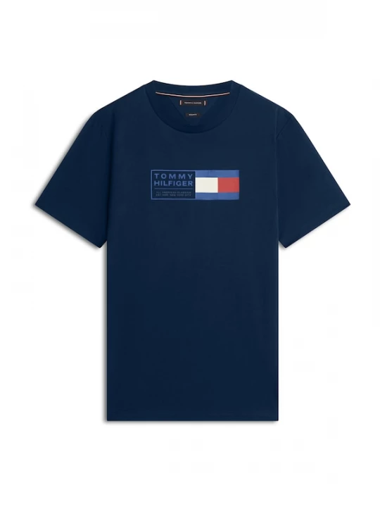 Foto van product TOMMY HILFIGER Shirt 'BRAND LOVE' blauw / rood / wit