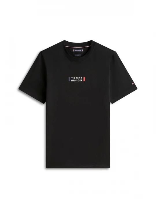 Foto van product TOMMY HILFIGER Shirt 'BRAND LOVE' ivoor / knalrood / zwart