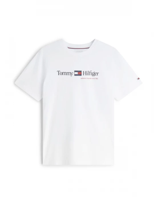 Foto van product TOMMY HILFIGER Shirt 'Brand Love' marine / wit