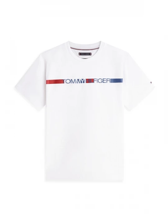 Foto van product TOMMY HILFIGER Shirt 'BRAND LOVE' navy / rood / wit