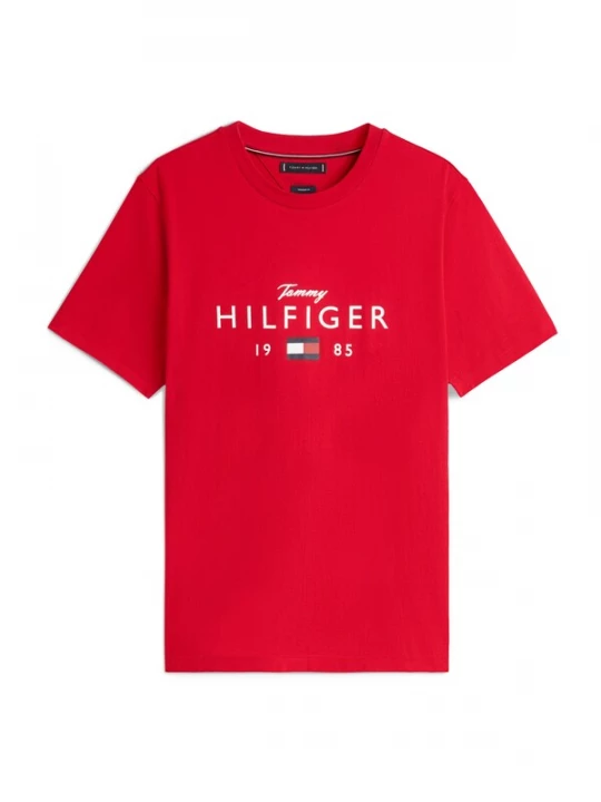 Foto van product TOMMY HILFIGER Shirt 'BRAND LOVE' navy / rood / wit