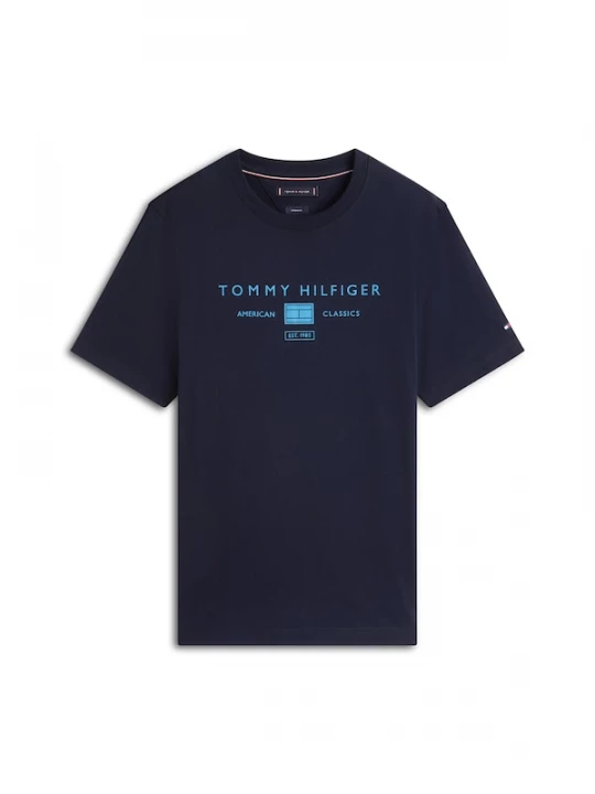 Foto van product TOMMY HILFIGER Shirt 'BRAND LOVE' navy / royal blue / koningsblauw