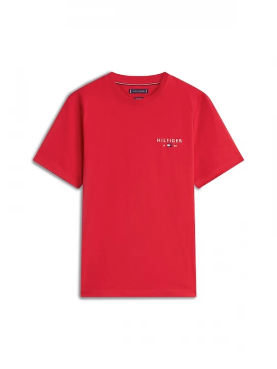 Foto van product TOMMY HILFIGER Shirt 'BRAND LOVE' rood / wit