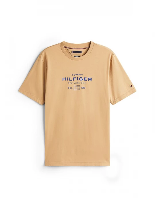 Foto van product TOMMY HILFIGER Shirt camel / blauw