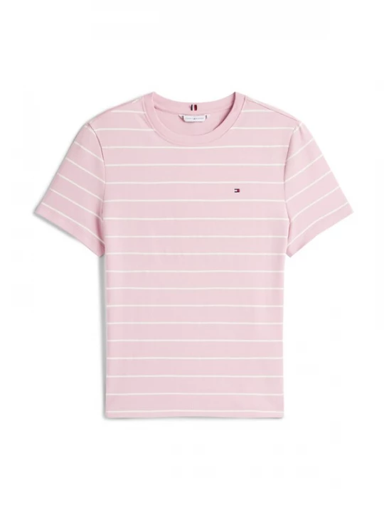 Foto van product TOMMY HILFIGER Shirt 'Cody' oudroze / wit