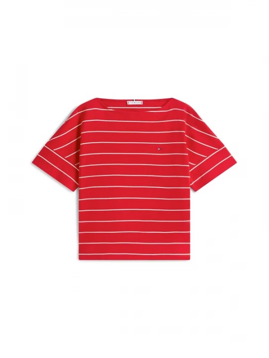Foto van product TOMMY HILFIGER Shirt 'CODY' rood / wit