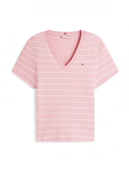 Foto van product TOMMY HILFIGER Shirt 'Cody' rosa / wit
