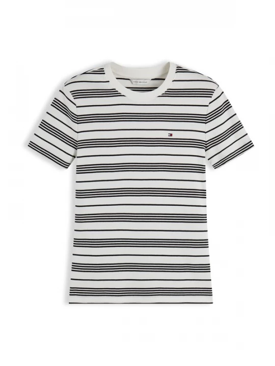 Foto van product TOMMY HILFIGER Shirt 'Cody' zwart / wit