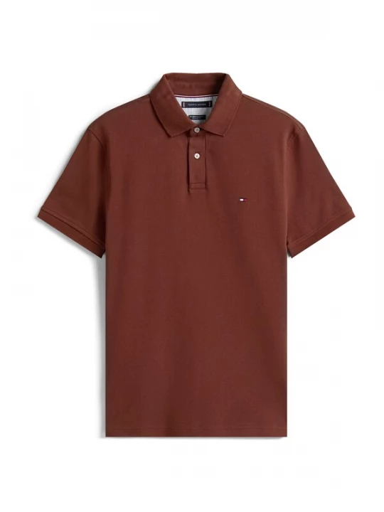 Foto van product TOMMY HILFIGER Shirt 'CORE 1985 REGULAR POLO' navy / roestbruin / rood / wit