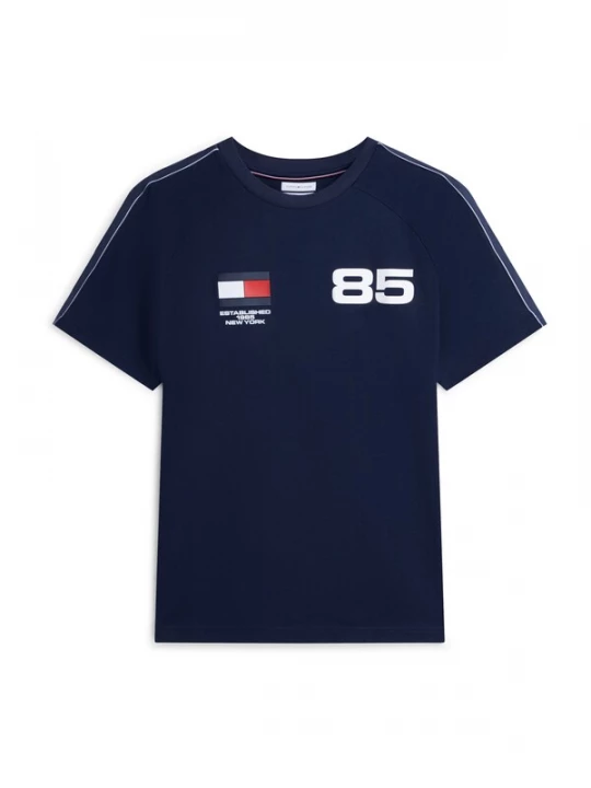 Foto van product TOMMY HILFIGER Shirt 'COUNTRIES' marine / wit