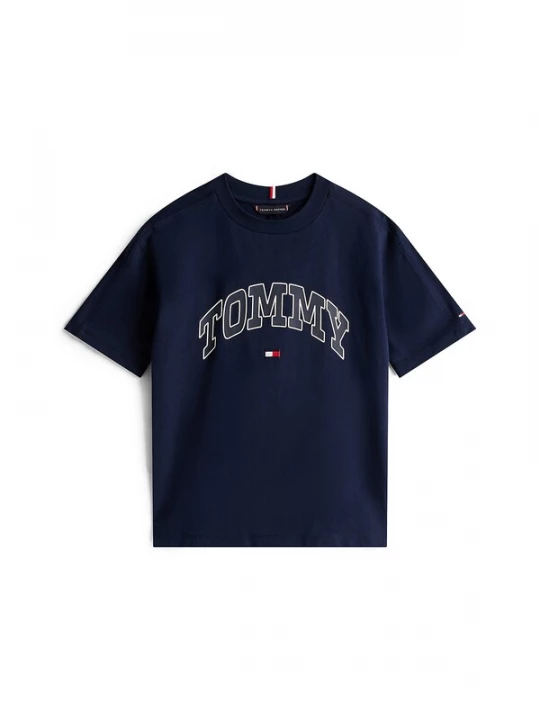 Foto van product TOMMY HILFIGER Shirt donkerblauw / grijs / wit
