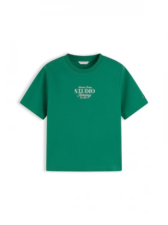 Foto van product TOMMY HILFIGER Shirt ecru / jade groen