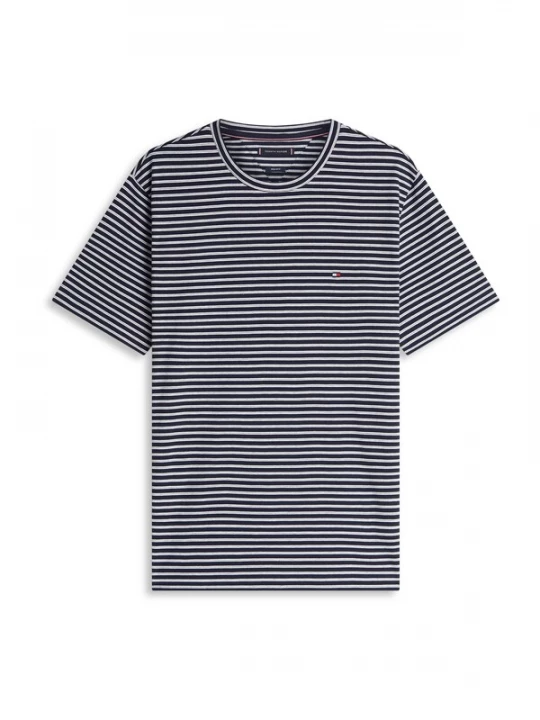 Foto van product TOMMY HILFIGER Shirt 'Ess Seasonal' navy / wit