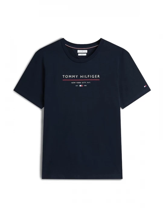 Foto van product TOMMY HILFIGER Shirt 'Essential' marine / rood / wit