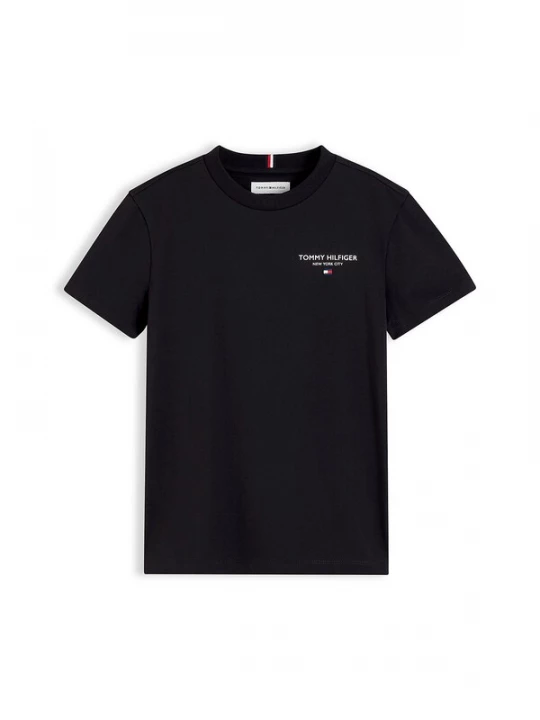 Foto van product TOMMY HILFIGER Shirt 'Essential' zwart / wit