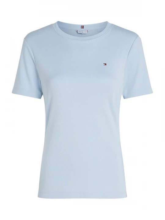 Foto van product TOMMY HILFIGER Shirt 'Flag Embroidery Slim' lichtblauw