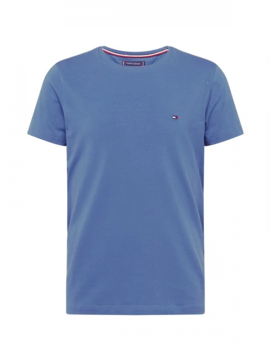 Foto van product TOMMY HILFIGER Shirt 'Flag Embroidery Slim' marine / saffier / bloedrood / wit