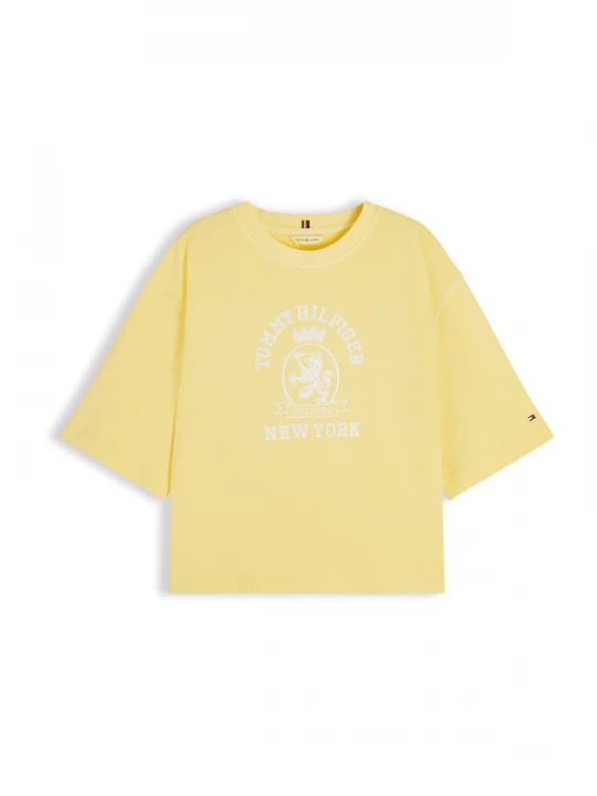 Foto van product TOMMY HILFIGER Shirt geel / wit