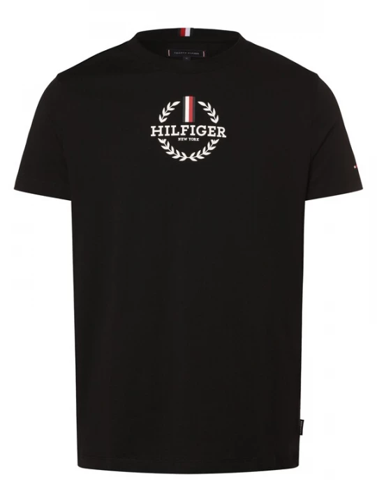 Foto van product TOMMY HILFIGER Shirt 'Global Stripe Crest Logo Slim' navy / rood / zwart / wit