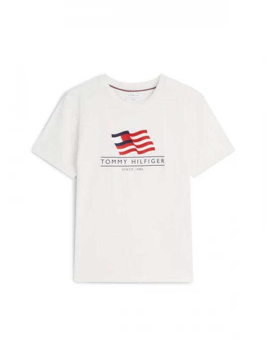 Foto van product TOMMY HILFIGER Shirt ivoor / navy / rood