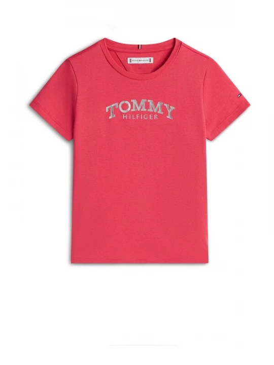 Foto van product TOMMY HILFIGER Shirt knalrood / zilver