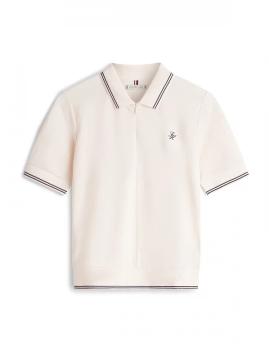 Foto van product TOMMY HILFIGER Shirt lichtbeige / zwart