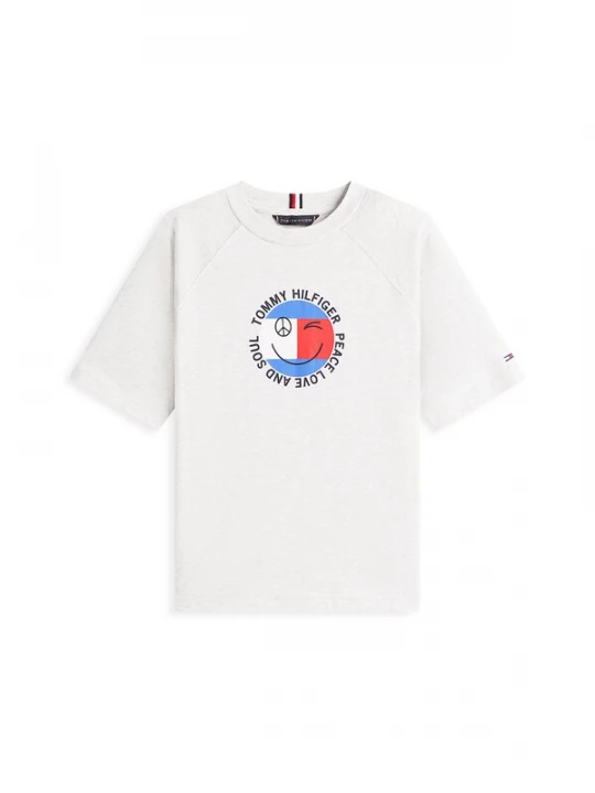 Foto van product TOMMY HILFIGER Shirt lichtblauw / rood / wit