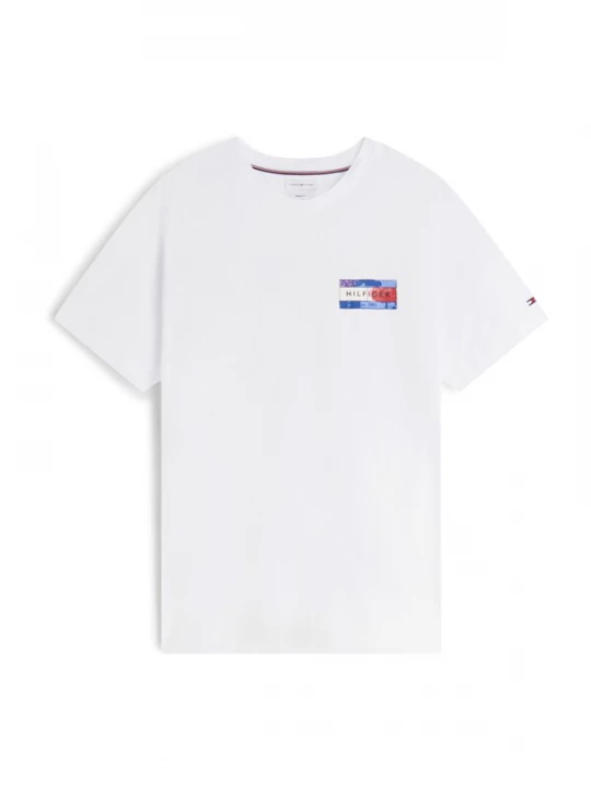 Foto van product TOMMY HILFIGER Shirt lichtblauw / rood / zwart / wit