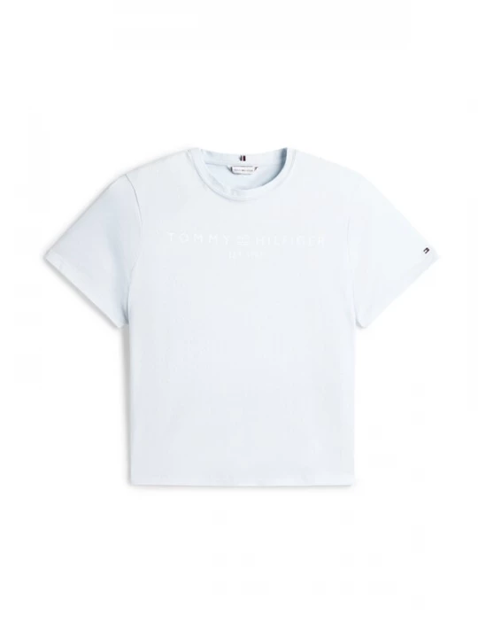 Foto van product TOMMY HILFIGER Shirt lichtblauw / wit