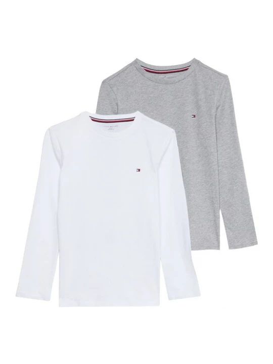 Foto van product TOMMY HILFIGER Shirt lichtgrijs / wit