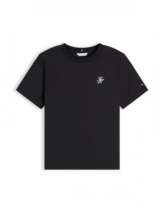 Foto van product TOMMY HILFIGER Shirt 'Logo Embroidery' zwart