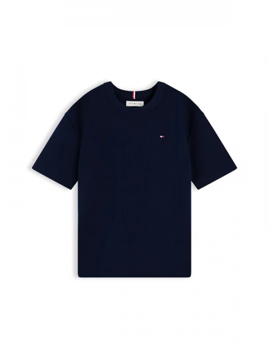 Foto van product TOMMY HILFIGER Shirt 'Logo Graphic' ivoor / marine