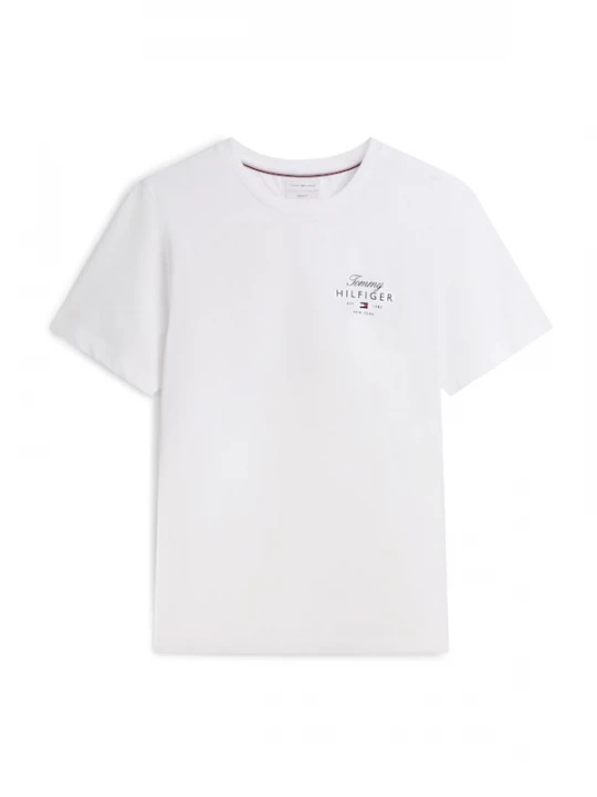 Foto van product TOMMY HILFIGER Shirt 'Logo' zwart / wit