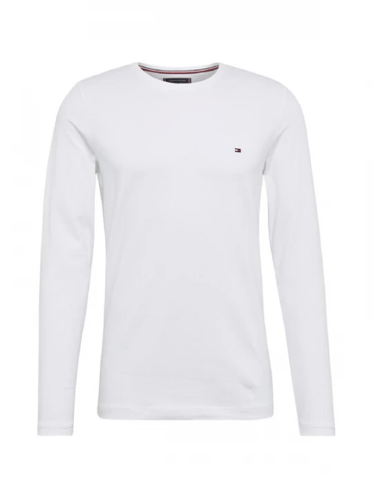 Foto van product TOMMY HILFIGER Shirt 'Long Sleeve Slim' navy / rood / wit