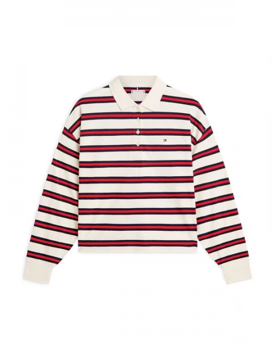 Foto van product TOMMY HILFIGER Shirt marine / donkerrood / wit