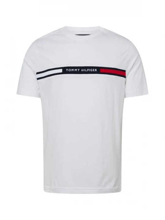 Foto van product TOMMY HILFIGER Shirt marine / robijnrood / wit