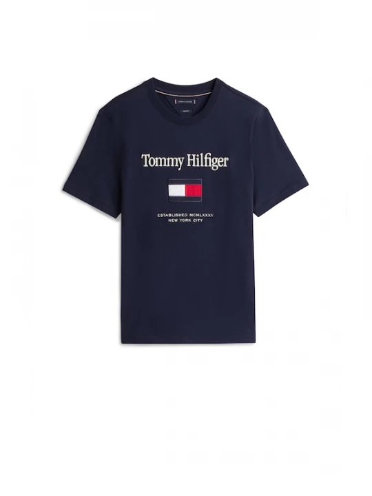 Foto van product TOMMY HILFIGER Shirt marine / rood / wit