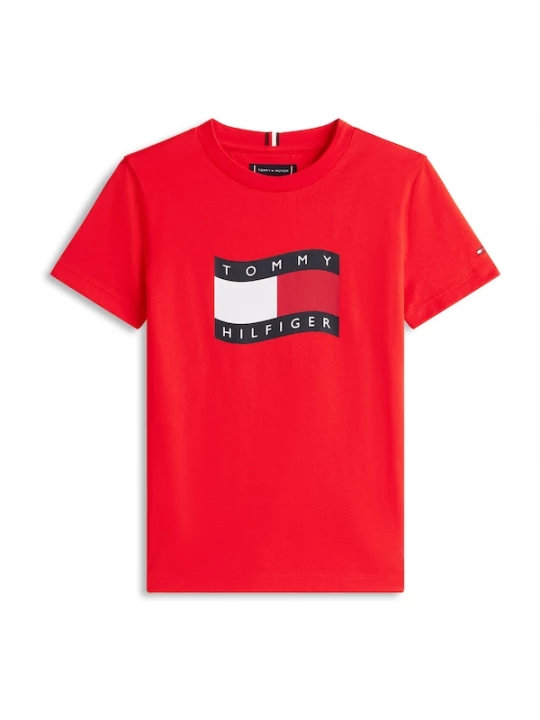 Foto van product TOMMY HILFIGER Shirt marine / rood / wit