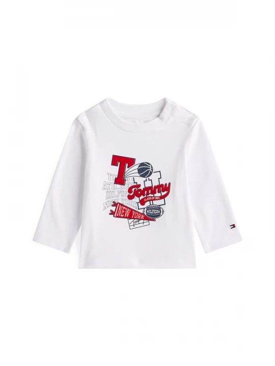 Foto van product TOMMY HILFIGER Shirt marine / rood / wit
