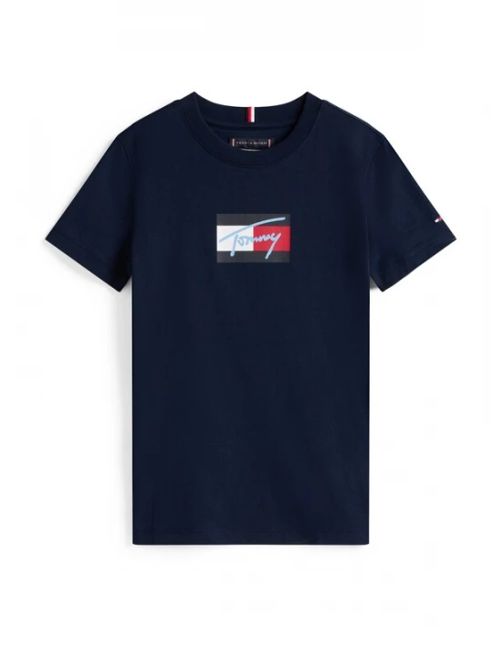 Foto van product TOMMY HILFIGER Shirt marine / rood / zwart / wit